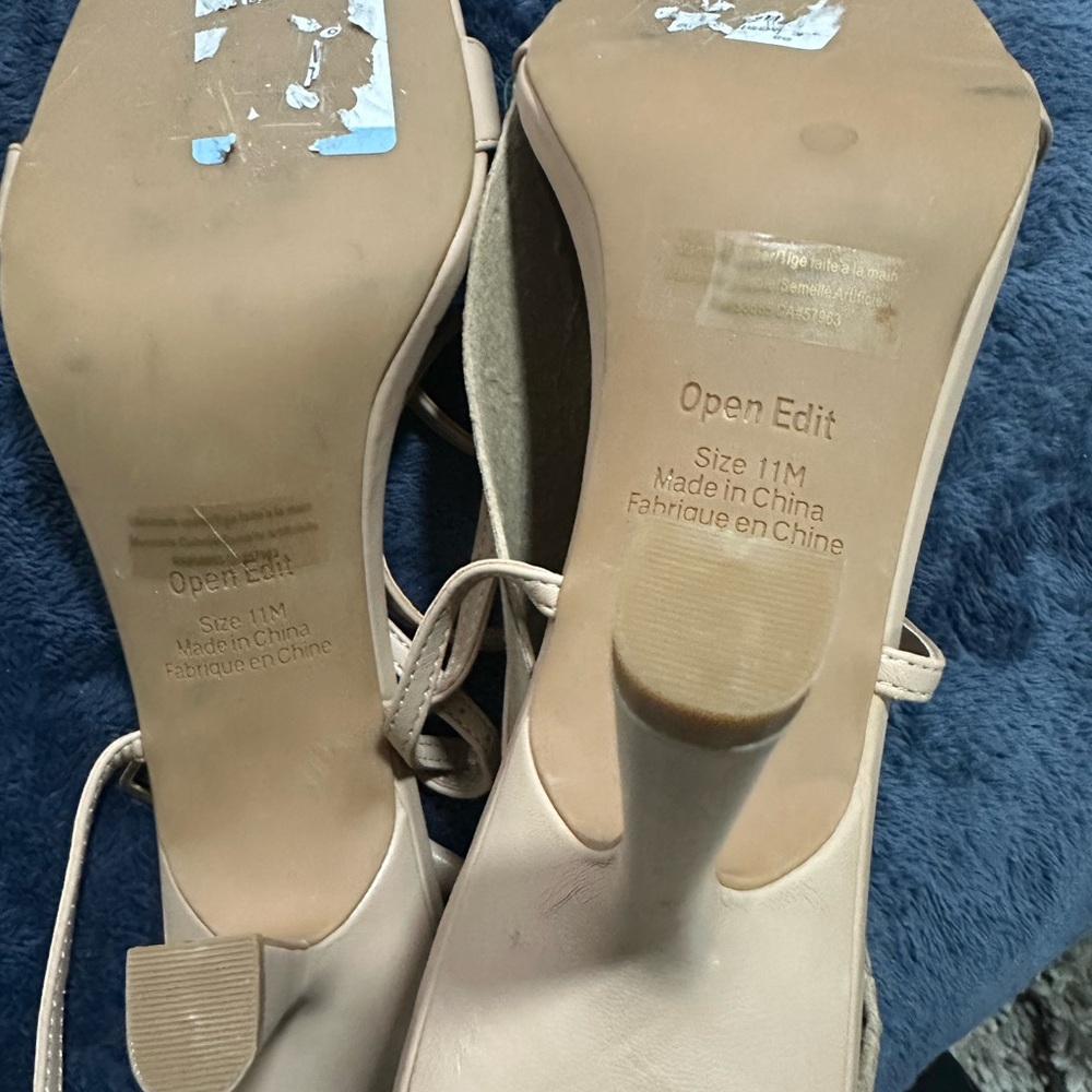 Open Edit Elegant Strappy Heels•NWOT - Picture 8 of 9
